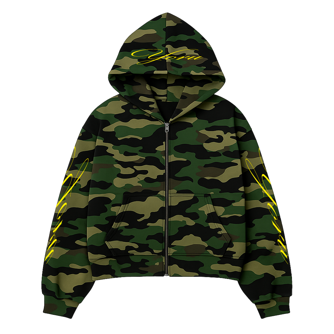 "Yoru" Camo Zipup